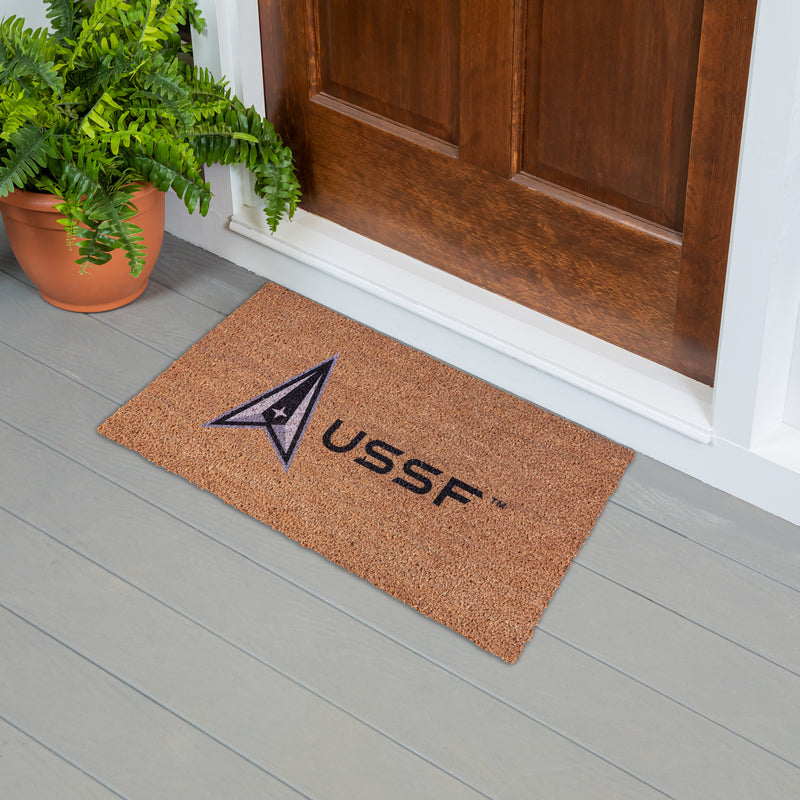 Coir Mat, 16"x28", US Space Force,2rm5065usa