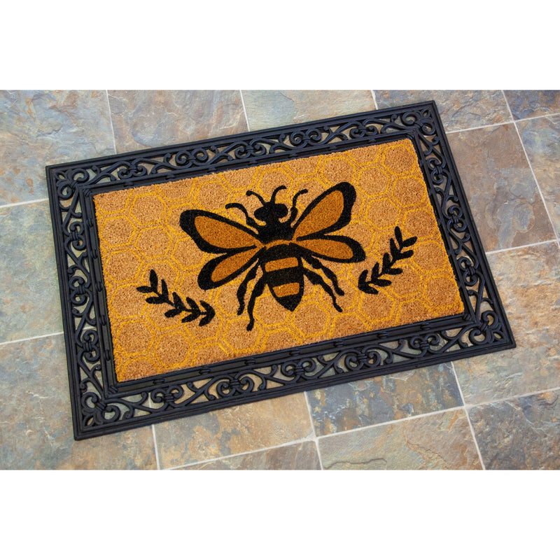 Evergreen Floormat,Honeycomb Bee Coir Mat,28x0.59x16 Inches