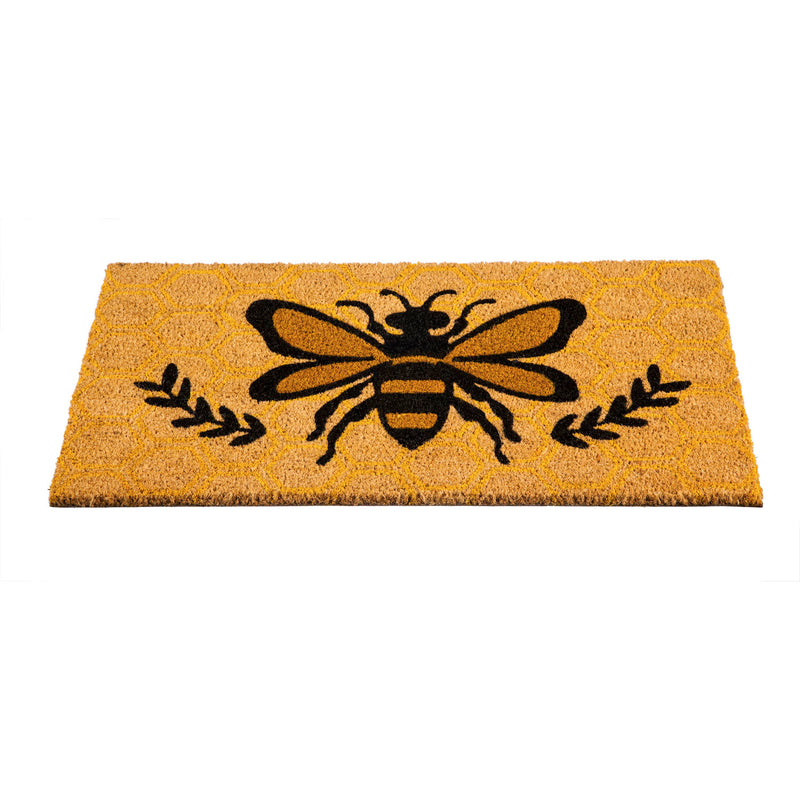 Evergreen Floormat,Honeycomb Bee Coir Mat,28x0.59x16 Inches