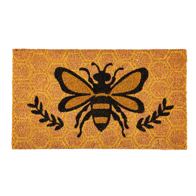 Evergreen Floormat,Honeycomb Bee Coir Mat,28x0.59x16 Inches