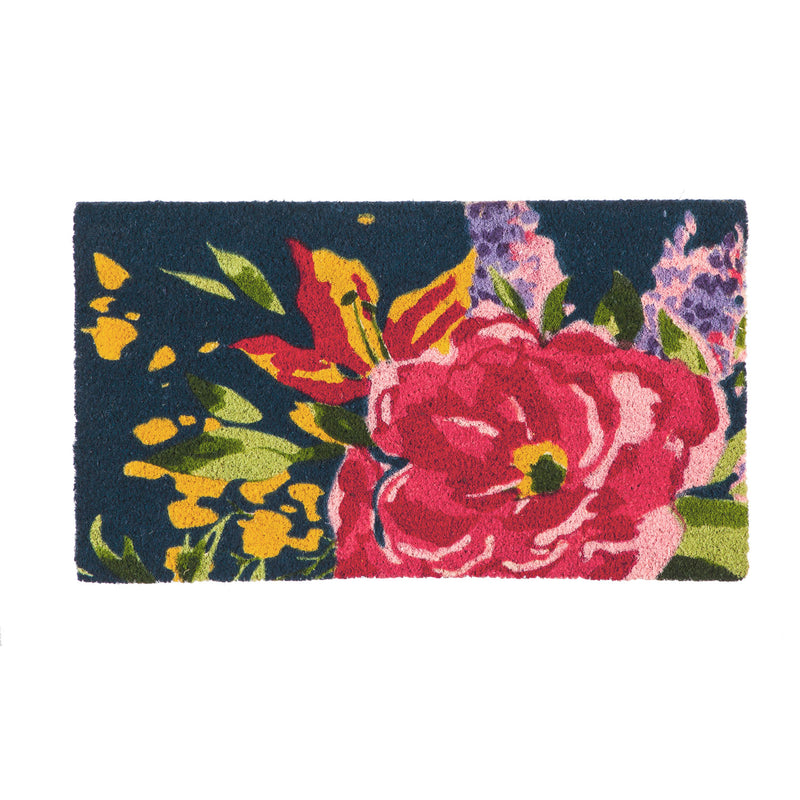Evergreen Floormat,Grand Floral Coir Mat,28x0.59x16 Inches