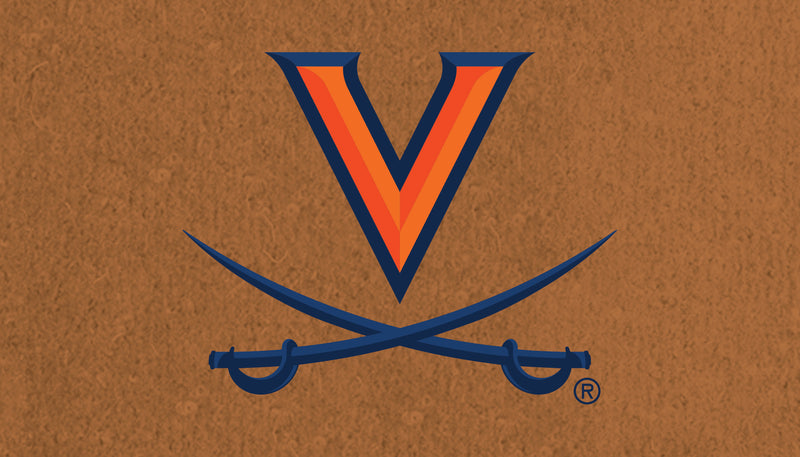 Coir Mat, 16"x28", University of Virginia,2rm901usa