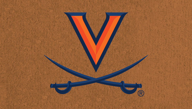 Evergreen Floormat,Coir Mat, 16"x28", University of Virginia,28x16x1.5 Inches