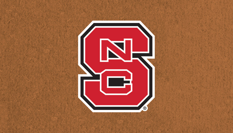 Coir Mat, 16"x28", North Carolina State University,2rm909usa
