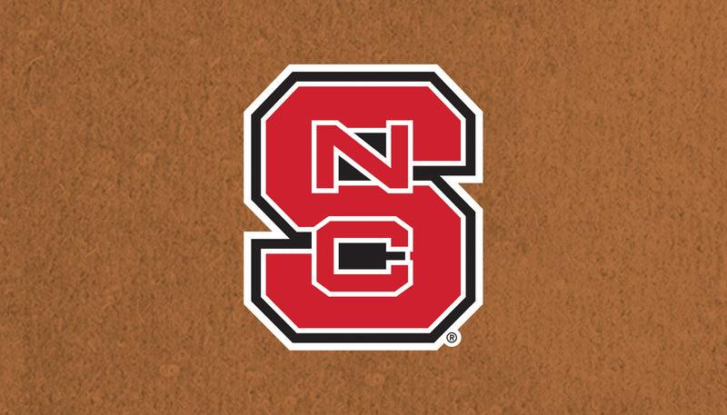 Evergreen Floormat,Coir Mat, 16"x28", North Carolina State University,28x16x1.5 Inches