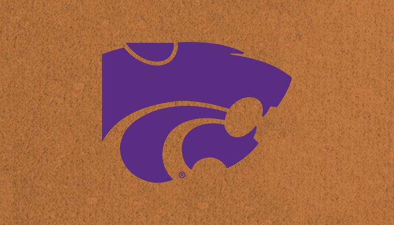 Coir Mat, 16"x28", Kansas State University,2rm943usa