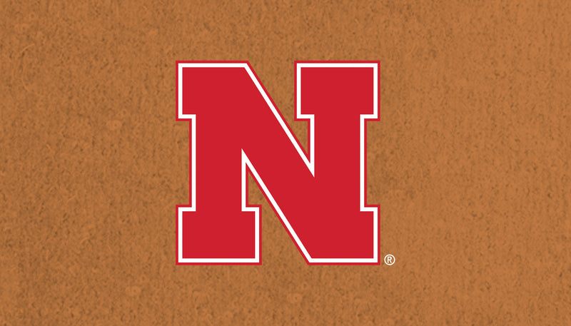 Coir Mat, 16"x28", University of Nebraska,2rm949usa