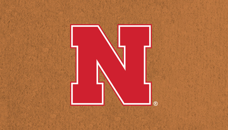 Evergreen Floormat,Coir Mat, 16"x28", University of Nebraska,28x16x1.5 Inches