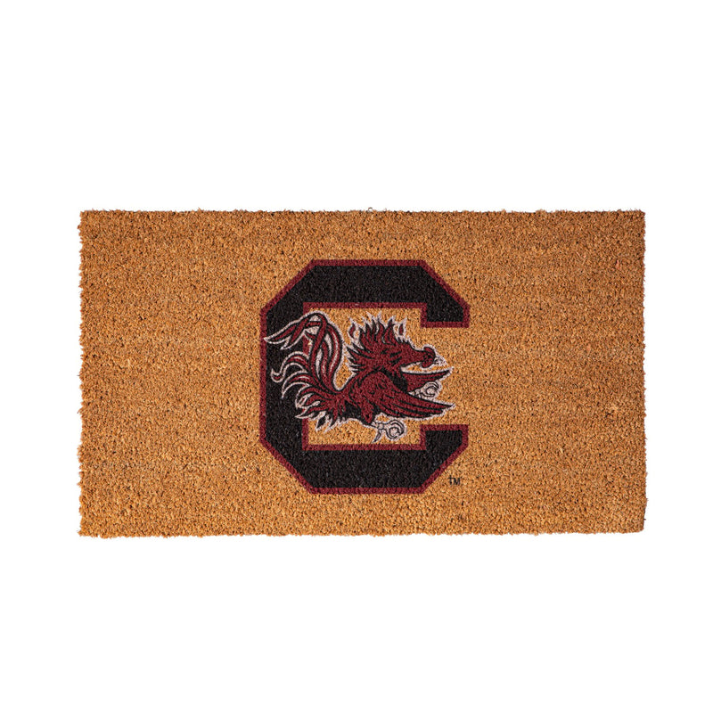 Evergreen Floormat,Coir Mat, 16"x28", University of South Carolina,28x16x1.5 Inches