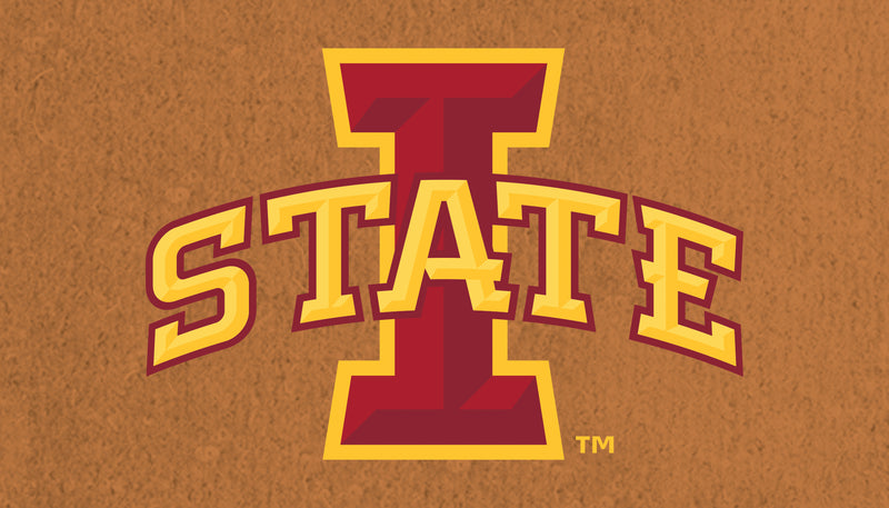 Coir Mat, 16"x28", Iowa State University,2rm962usa
