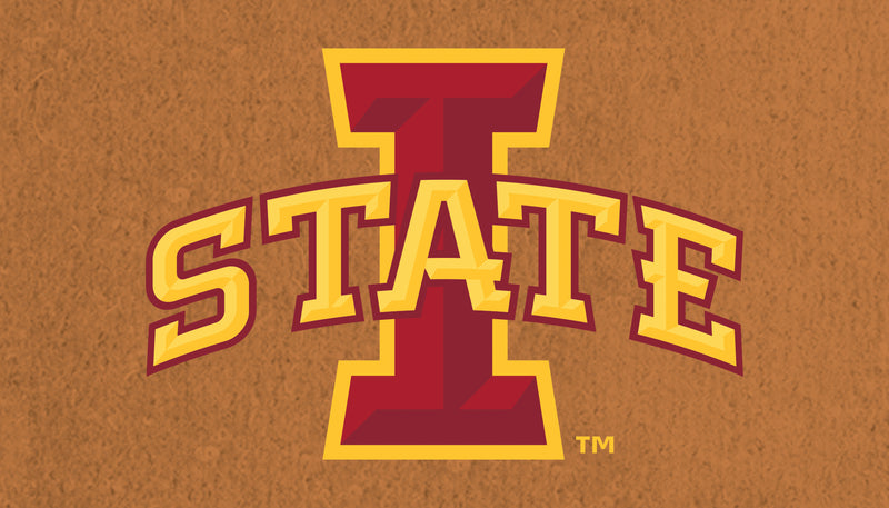 Evergreen Floormat,Coir Mat, 16"x28", Iowa State University,28x16x1.5 Inches