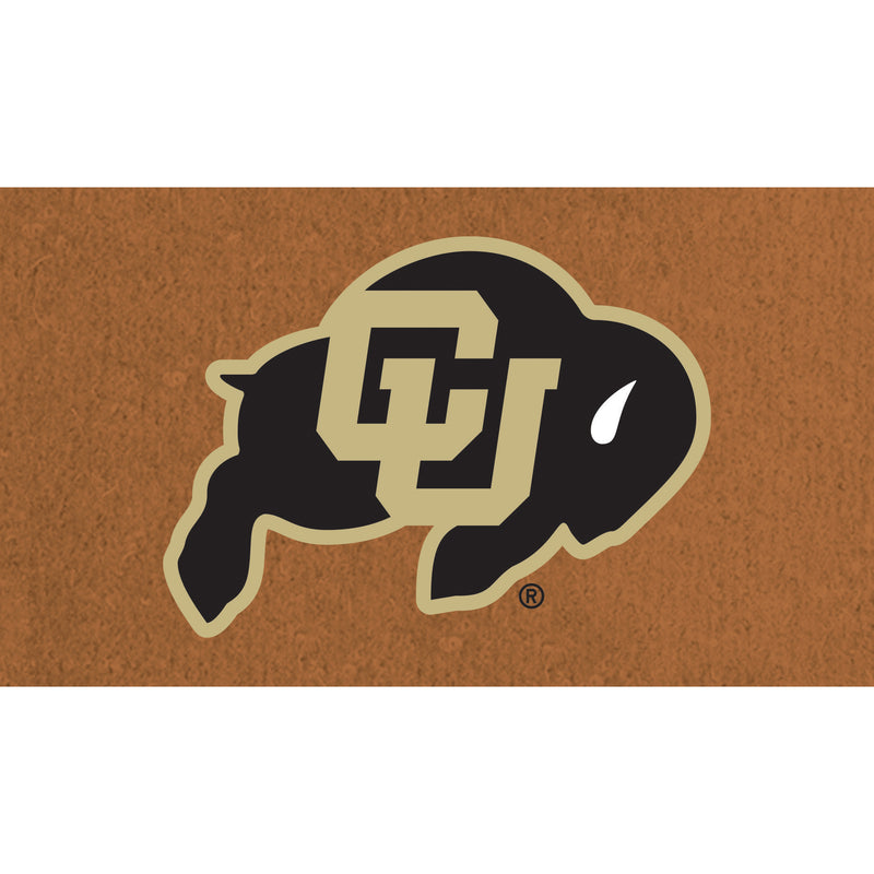 Evergreen Floormat,Coir Mat, 16"x28", University of Colorado,28x16x1.5 Inches