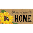 There's no place like Home Sunflower Flocked Coir Sassafras Switch Mat,2rmc1352s