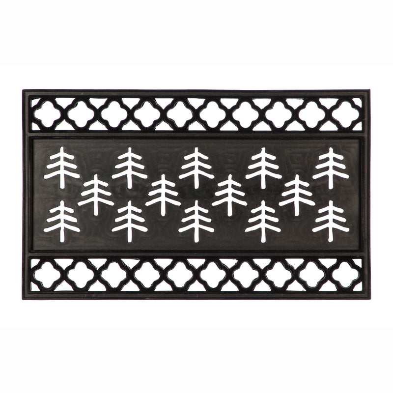 Flocked Quatrefoil Kensington Switch Mat Tray,2rms640