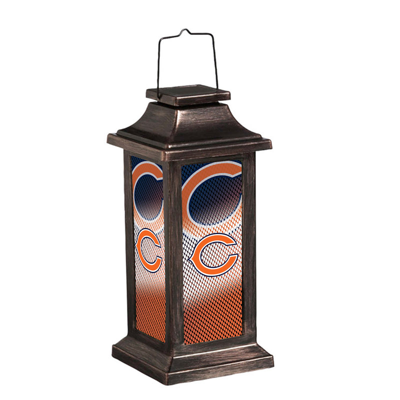 Evergreen Deck & Patio Decor,Solar Garden Lantern, Chicago Bears,4.38x10x4.38 Inches