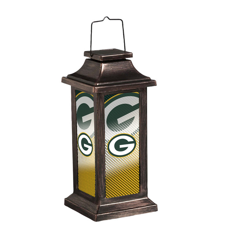 Evergreen Deck & Patio Decor,Solar Garden Lantern, Green Bay Packers,4.38x10x4.38 Inches