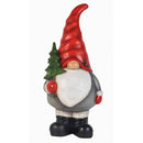 55"H Solar Holiday Gnome Statement Garden Statuary, 24.41"x16.54"x55"inches