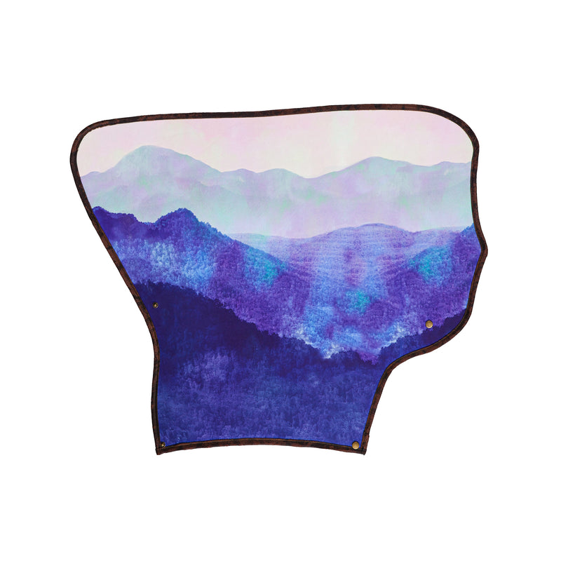 Solar Luminary Garden Stake, Mountain Skyline,2sp7134