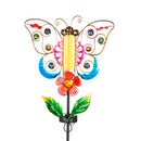 36"H Solar Drip Light Garden Stake, Butterfly, 2 Asst,2sp7250
