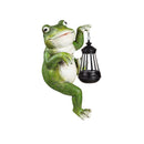 Fence Hanger with Solar Lantern, Frog,2sp7285