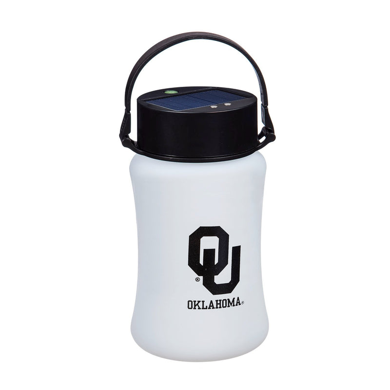Silicone Solar Lantern, University of Oklahoma,4"x7"x4"inches