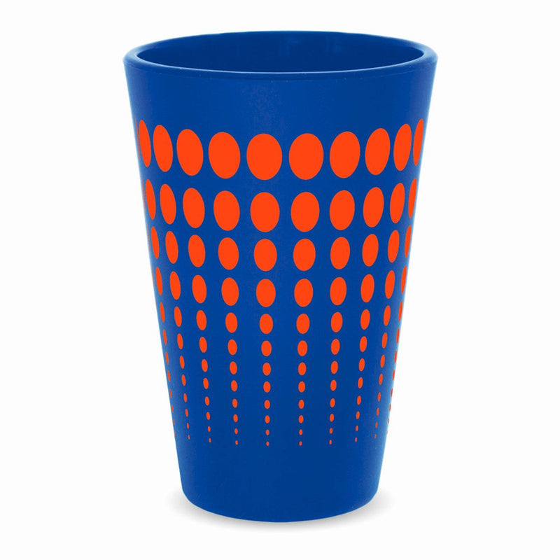 Silipint, Pint, Blue with Orange Dots,2spt035