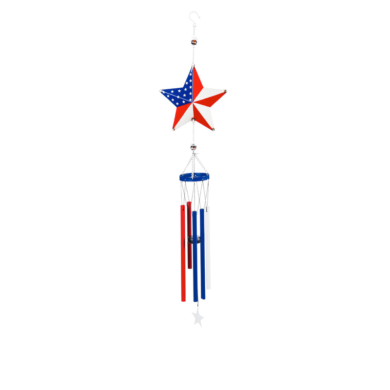 Windchime,  Americana Pig, Heart, Star, 3 ASST,2wc1750