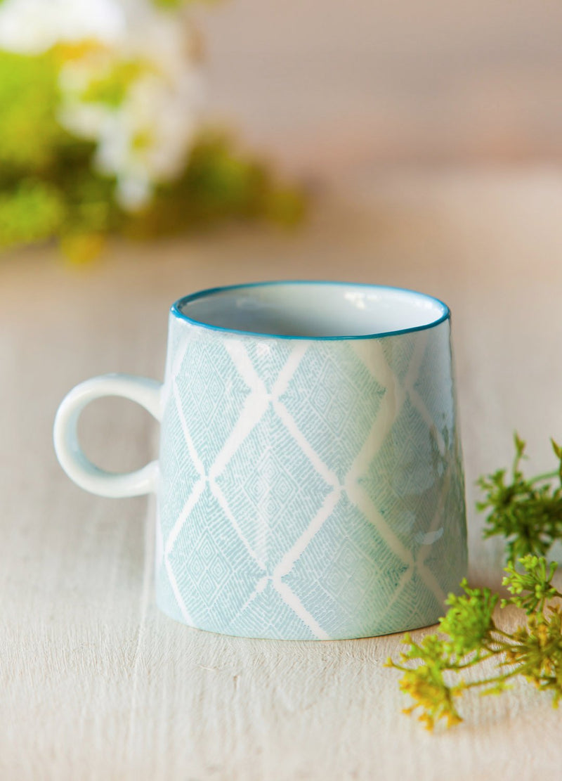 Cypress Home Light Blue Capri 10-oz Ceramic Coffee Cup