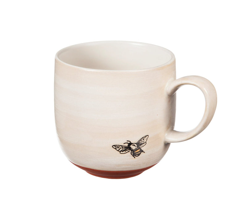 Bumble Bees Ceramic Cup, Set of 4-5 x 4 x 4 Inches