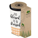 Ceramic FLOMO 360 Travel Cup, 17 oz., Too Blessed To Be Stressed,3clc96106