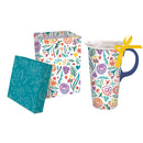 Ceramic Travel Cup with Tritan Lid and Gift Ribbon, 17 oz., Hope & Kindness,3ctc007908