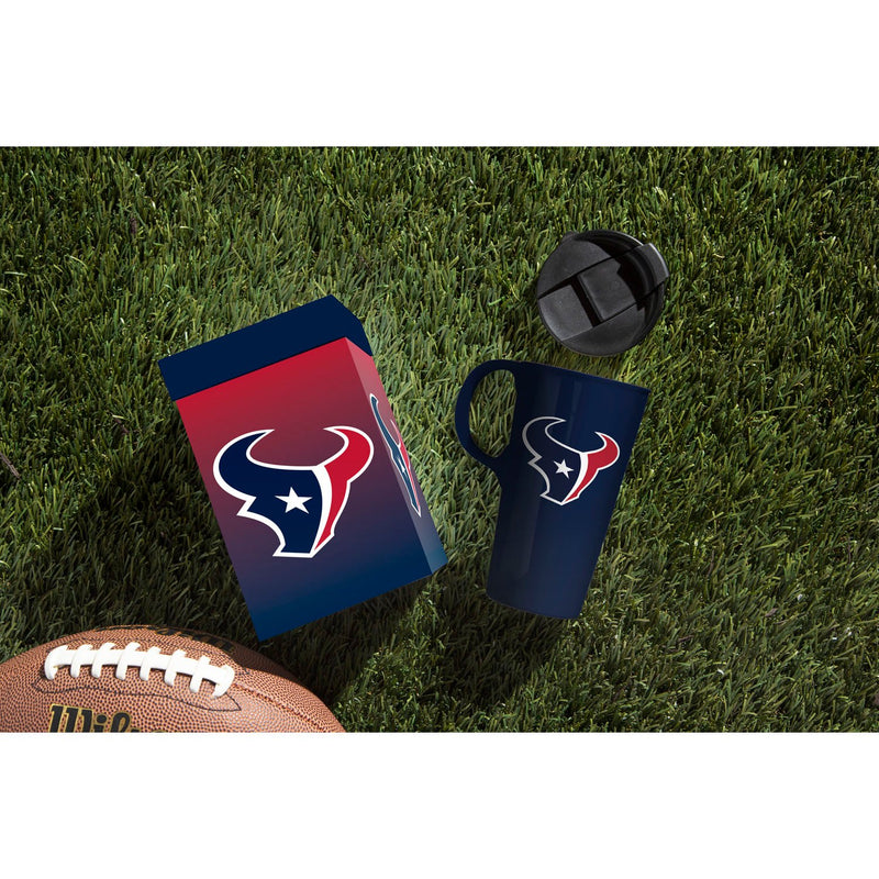 Houston Texans, 17oz Boxed Travel Latte, 5.24"x3.55"x7"inches