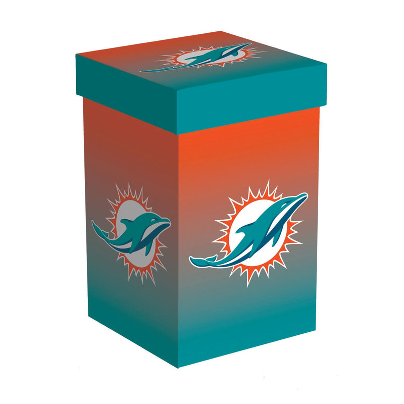 Miami Dolphins, 17oz Boxed Travel Latte, 5.24"x3.55"x7"inches
