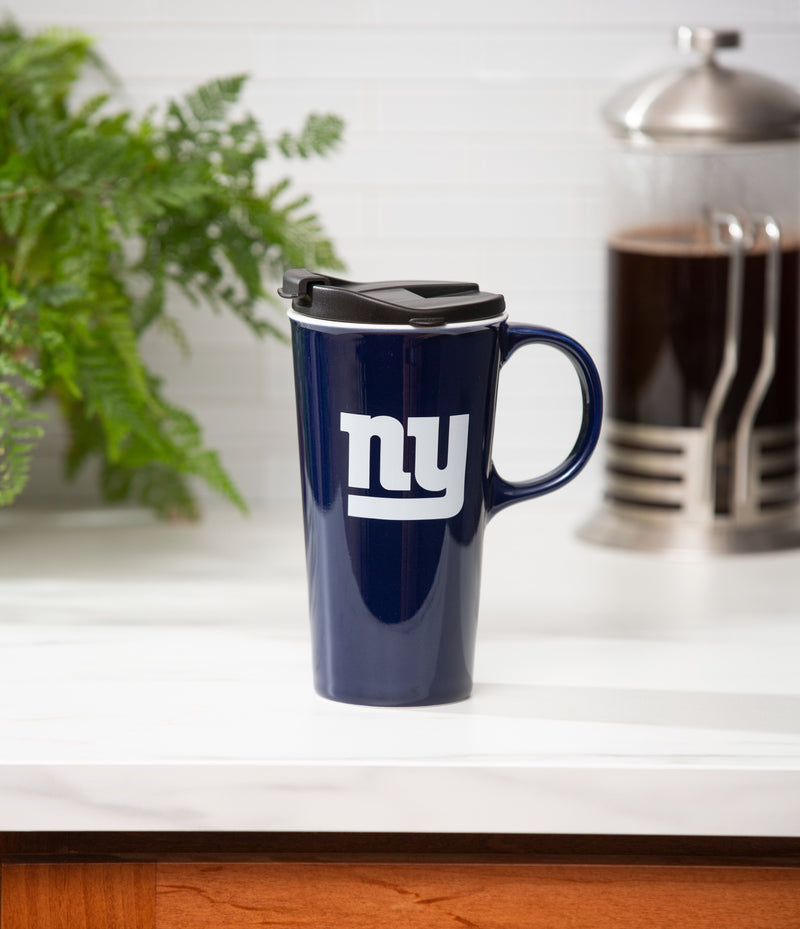 New York Giants, 17oz Boxed Travel Latte, 5.24"x3.55"x7"inches