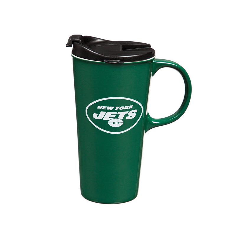 New York Jets, 17oz Boxed Travel Latte, 5.24"x3.55"x7"inches