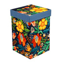 Ceramic Travel Cup, 17 OZ. ,w/box, Folky Fun,3ctc017830