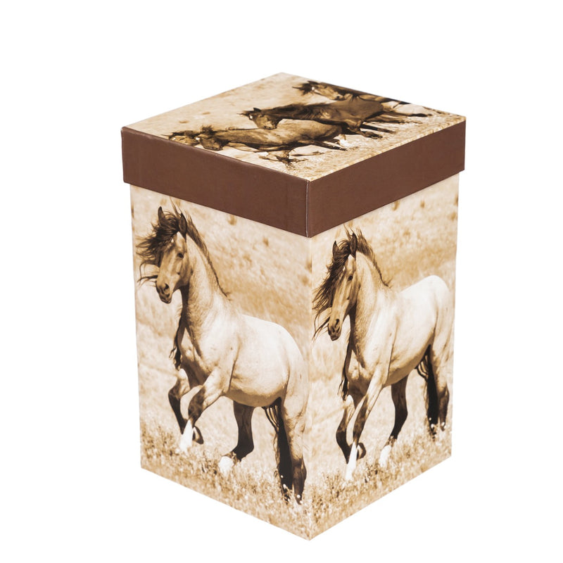 Cypress Home Travel Mug for Horse and Animal Lovers,"Wild Chestnut" Ceramic Coffee Cup - 5 x 7 x 4 Inches Insulated Coffee Mug