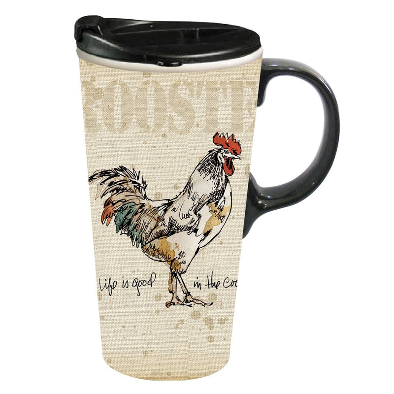 Good in the Coop 17 OZ Ceramic Cup - 4 x 5 x 7 Inches