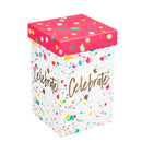 Ceramic Travel Cup w/ metallic accents, 17 OZ w/Box, Celebrate,3ctc6423a