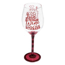 Wine Glass w/Box, 12 OZ., Love the Wine You're With,3cwg658
