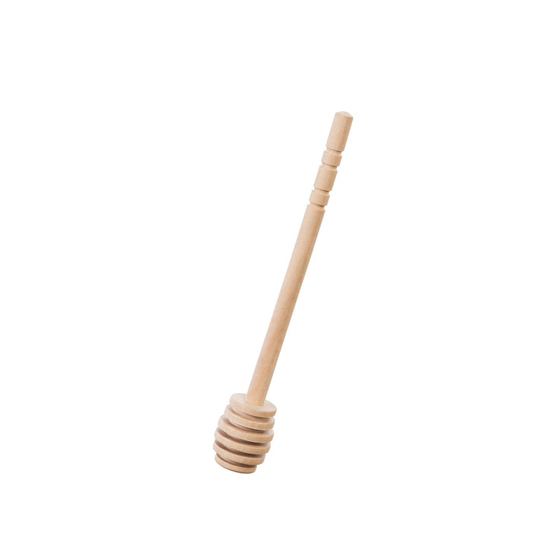 Cypress Glass Honey Jar with Wood Stick, 14 Oz., 5.4'' x 3.8'' x 3.8'' inches