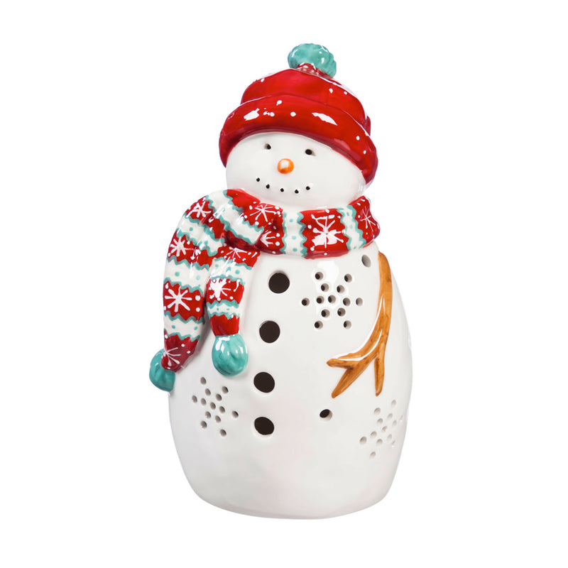 LED Ceramic Tabletop Décor, 2 Asst,3led278