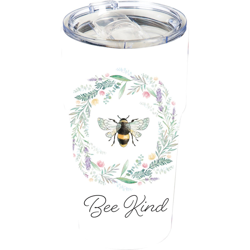 Bee Kind Double Wall Ceramic Cup - 5 x 7 x 4 Inches