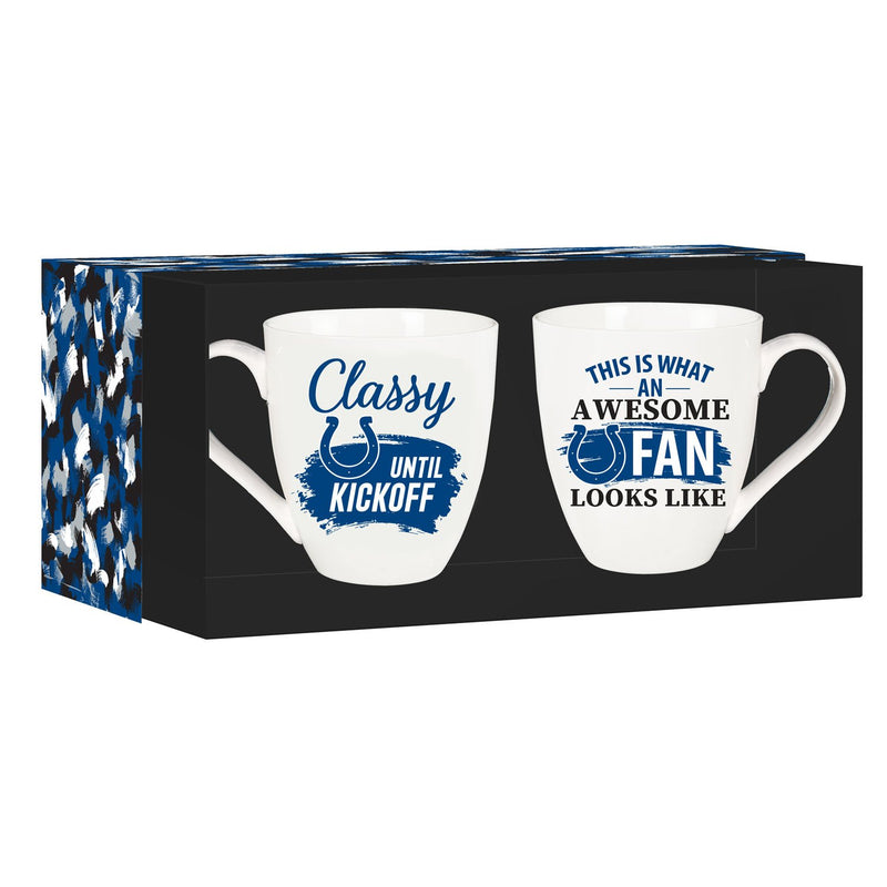 Indianapolis Colts, Ceramic Cup O'Java 17oz Gift Set, 3.74"x3.74"x4.33"inches