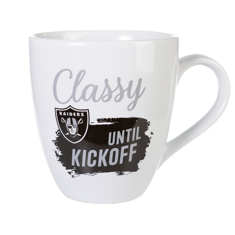 Las Vegas Raiders, Ceramic Cup O'Java 17oz Gift Set,3mcf3822