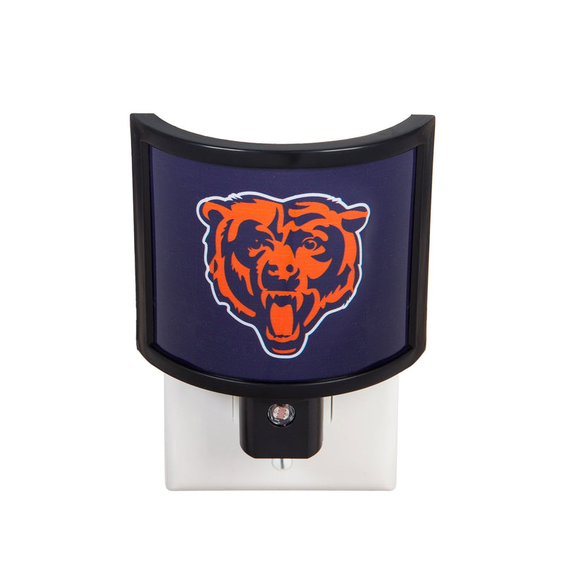 Team Sports America NFL Chicago Bears Glowing Auto Sensor Night Light - 4" Long x 4" Wide x 2" High