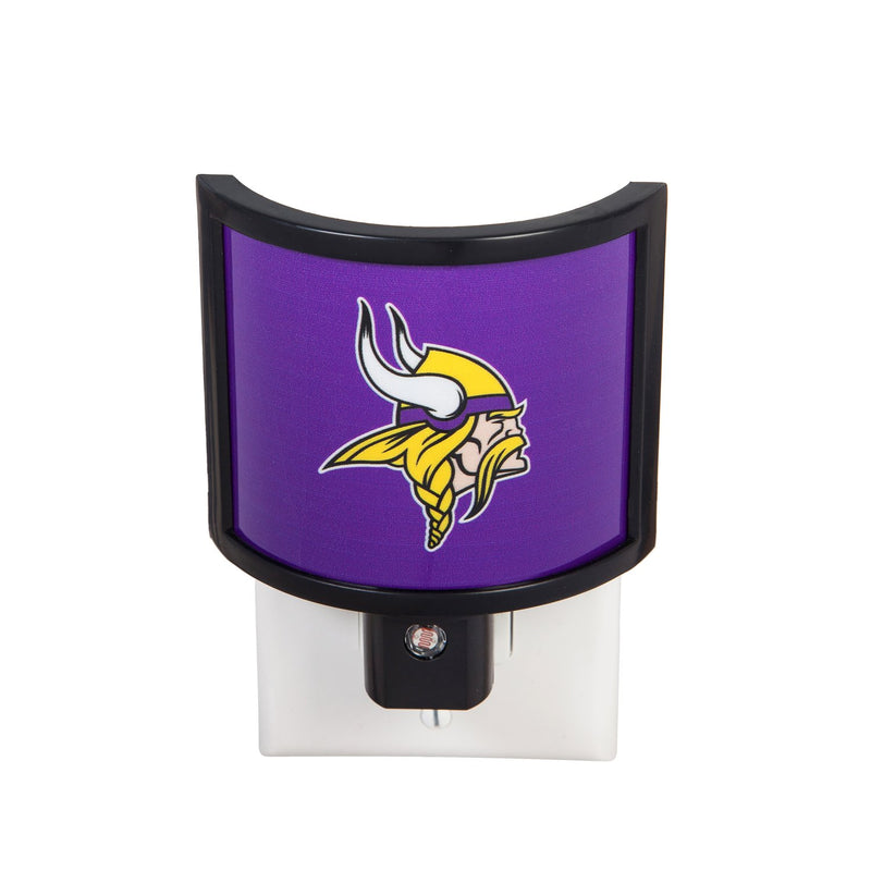 Team Sports America NFL Minnesota Vikings Glowing Auto Sensor Night Light - 4" Long x 4" Wide x 2" High