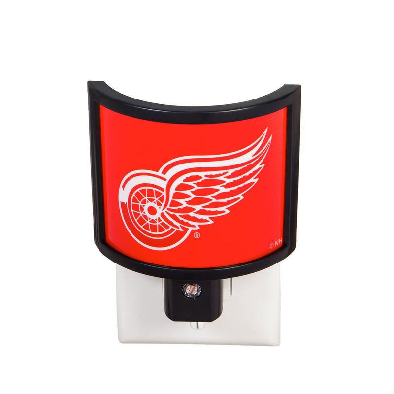 Team Sports America NHL Detroit Red Wings Glowing Auto Sensor Night Light - 4" Long x 4" Wide x 2" High