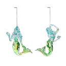 Ombre and Glitter Mermaid Hanging Decor, 2 Asst,3orn026