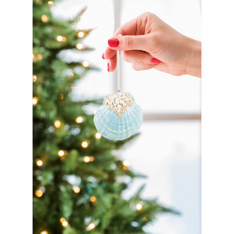 Seashell Ornament, 3 Assorted,3ot1189
